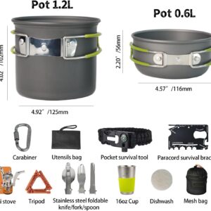 Lightweight Camping Cookware Set - Image 2