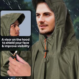 Waterproof Rain Poncho - Image 4